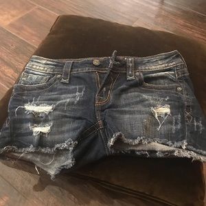 Jean shorts worn one time